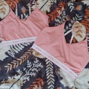 ZYIA Pink Sports Bras